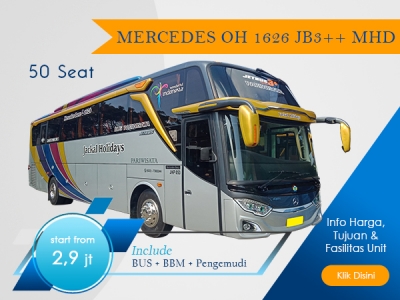 Mercedes Benz JB++MHD – Sewa Bus Pariwisata